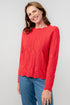 Lily & Me Rosie Pointelle Detail Jumper Cerise