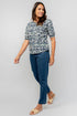 Lily & Me Meadow Top Ditsy Print Navy