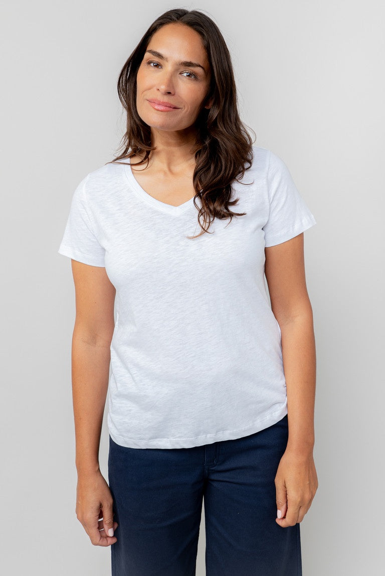 Lily & Me Victoria Organic Cotton T-Shirt White