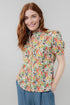 Lily & Me Ceris Organic Cotton Ditsy Print Blouse Mayflower White