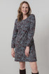 Lily & Me Spruce Floral Print Swing Dress Moondream Chocolate