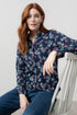 Lily & Me Bowbridge 100% Organic Cotton Shirt Foliage Navy