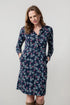 Lily & Me Elmore 100% Organic Cotton Dress Foliage Navy