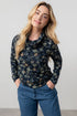 Lily & Me Relaxed Everyday Cowl Neck Jumper Budling Navy
