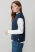 Lily & Me Wallace Pointelle Knit Tank Navy
