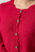 Lily & Me Layla Pointelle Knit Cardigan Scarlet