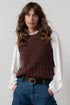 Lily & Me Eva Tank Fleck Knit Chocolate