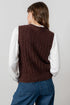 Lily & Me Eva Tank Fleck Knit Chocolate