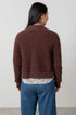 Lily & Me June Rib Cardigan Fleck Knit Chocolate
