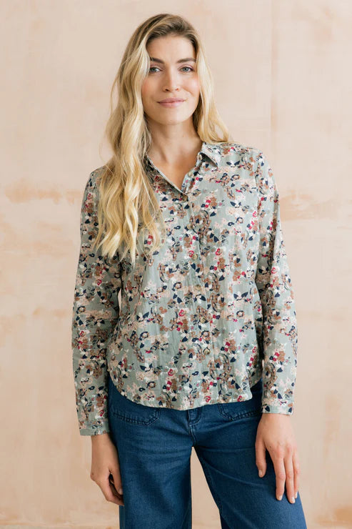 Lily & Me Patsy Shirt Yarrow Ocean