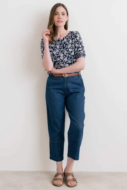 Lily & Me Meadow Top Sea Holly Navy