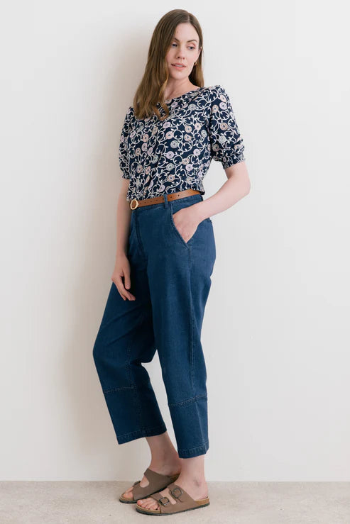 Lily & Me Meadow Top Sea Holly Navy