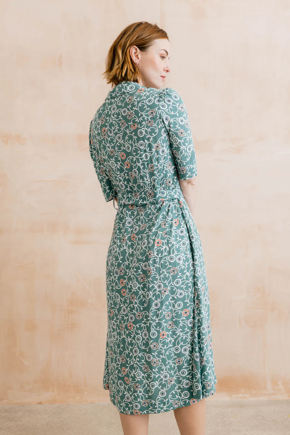 Lily & Me Robyn Tea Dress Sea Holly Ocean