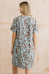 Lily & Me Vine Linen Blend Dress Highline Print Mocha