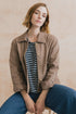 Lily & Me Effie Stretch Cotton Twill Jacket Mocha