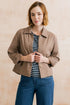 Lily & Me Effie Stretch Cotton Twill Jacket Mocha