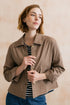 Lily & Me Effie Stretch Cotton Twill Jacket Mocha
