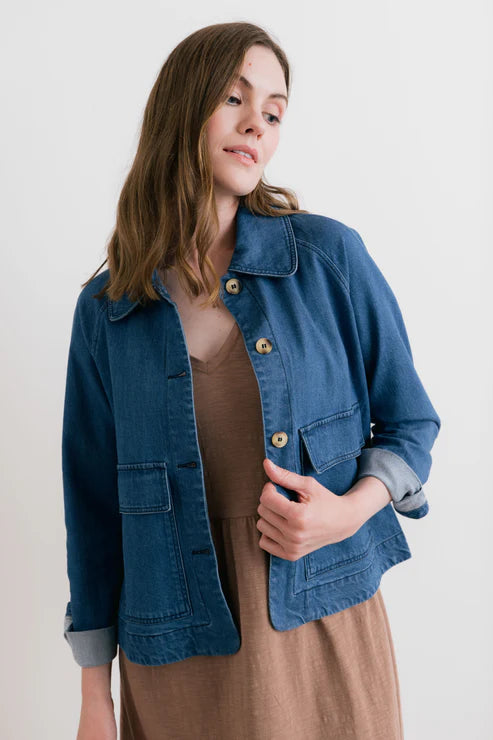Lily & Me Helen Jacket Denim Blue