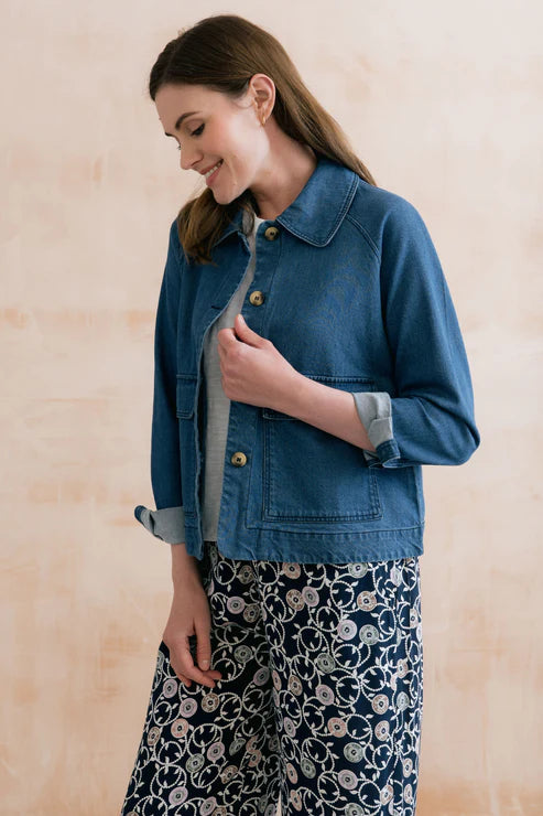 Lily & Me Helen Jacket Denim Blue