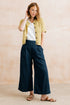 Lily & Me Summer Wide Leg Palazzo Trousers Cotton Denim