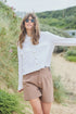 Lily & Me Grasslands Jacket Plain Linen White