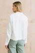 Lily & Me Grasslands Jacket Plain Linen White