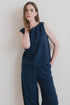 Lily & Me Allium Two Way Vest Linen Navy