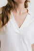 Lily & Me Orchard Linen Blend Top White
