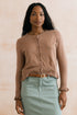 Lily & Me Lauren Cardigan Organic Cotton Mocha