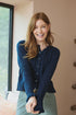 Lily & Me Lauren Cardigan Organic Cotton Navy