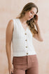 Lily & Me Sophie Tank Organic Cotton White