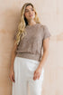 Lily & Me Lola Tank Linen Cotton Blend Mocha