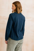 Lily & Me Bowbridge 100% Organic Cotton Shirt Slub Navy