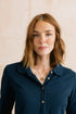 Lily & Me Bowbridge 100% Organic Cotton Shirt Slub Navy