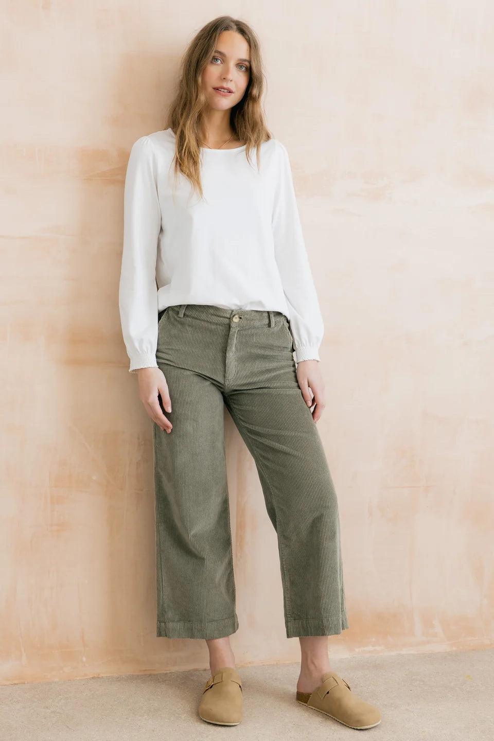 Lily & Me Caroline Top Cotton White