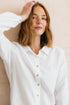 Lily & Me Ana 100% Organic Cotton Shirt Check White