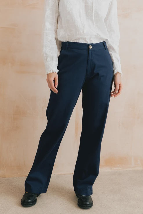 Lily & Me Dockside Trouser Twill Navy