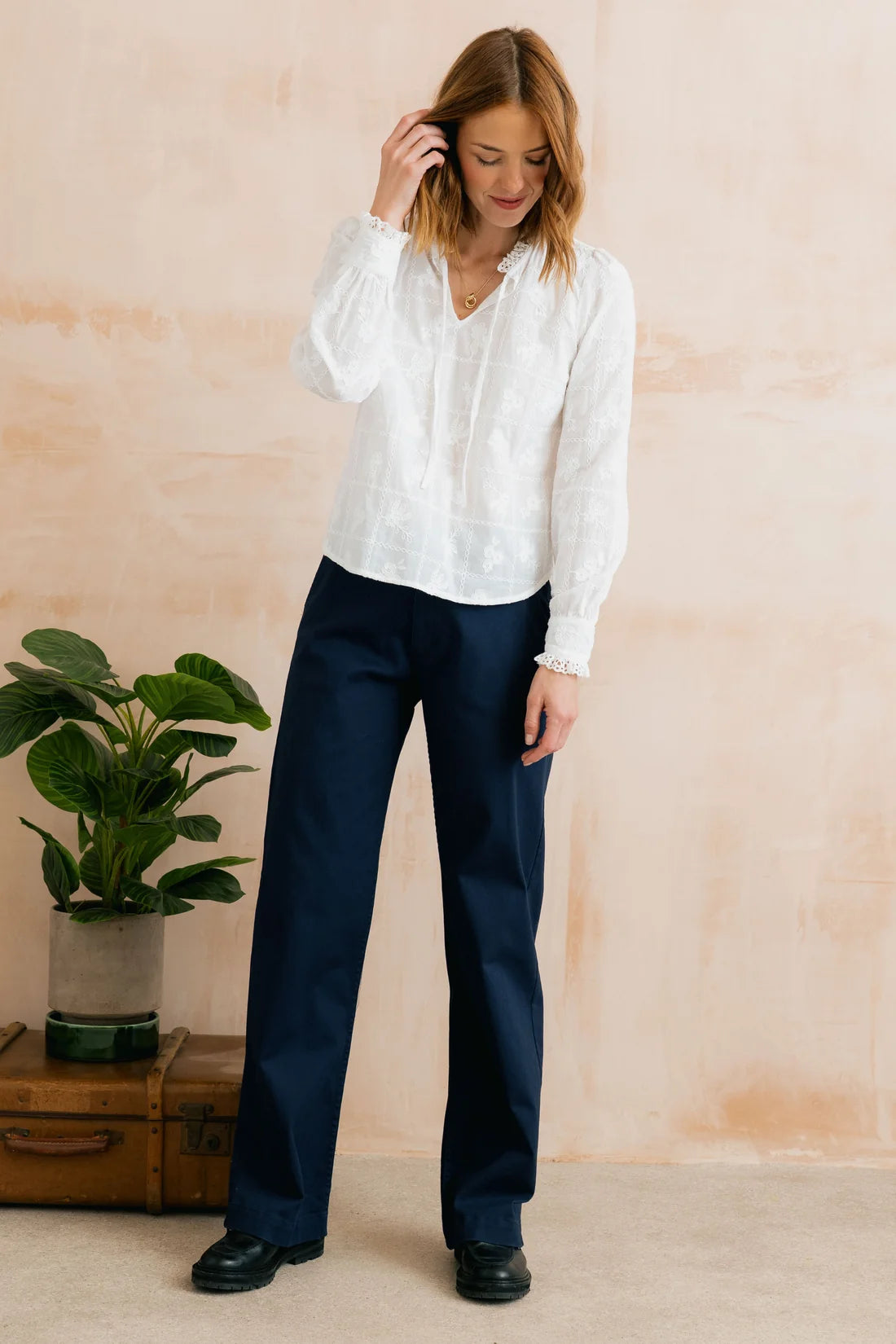 Lily & Me Dockside Trouser Twill Navy