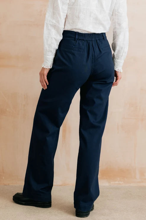 Lily & Me Dockside Trouser Twill Navy