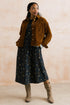 Lily & Me Olivia Shirt Jacket Jumbo Cord Burnt Caramel