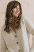 Lily & Me Bloom Cardigan Fleck Knit Ecru