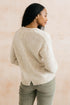Lily & Me Bloom Cardigan Fleck Knit Ecru
