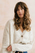 Lily & Me Bloom Cardigan Fleck Knit Ecru