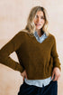 Lily & Me Wickridge Jumper Cable Knit Burnt Caramel