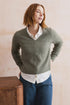 Lily & Me Wickridge Jumper Cable Knit Sage