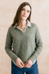 Lily & Me Wickridge Jumper Cable Knit Sage