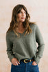 Lily & Me Wickridge Jumper Cable Knit Sage