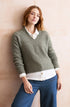 Lily & Me Wickridge Jumper Cable Knit Sage