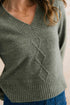 Lily & Me Wickridge Jumper Cable Knit Sage