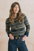 Lily & Me Chestnut Fair Isle Jacket Fair Isle Knit Olive